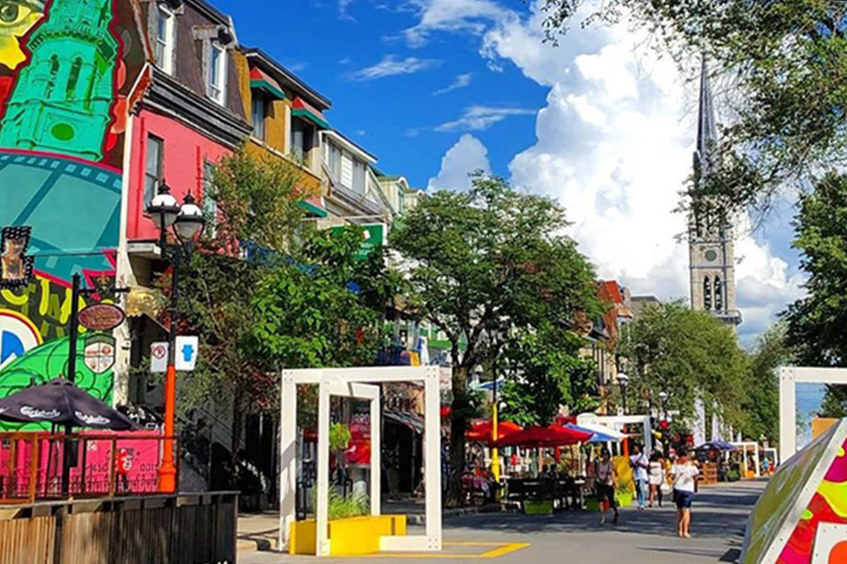 Plateau neighbourhood in Montreal