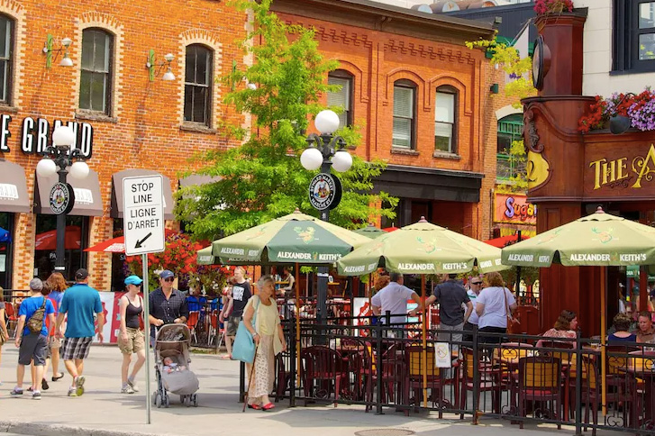 Byward Market neighbourhood in Ottawa