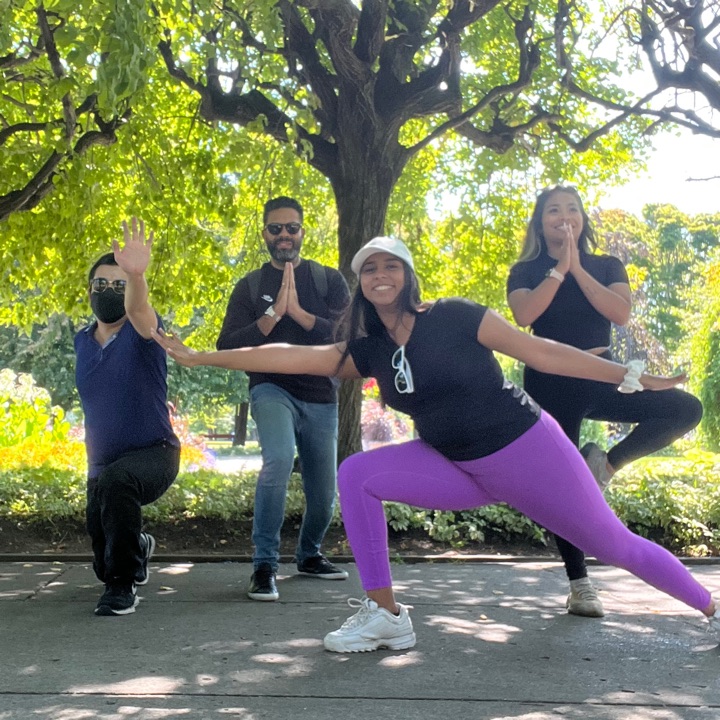 Happy Scavenger Hunters in Vancouver